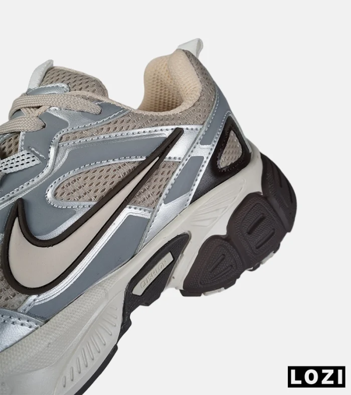 کفش کتانی مردانه و زنانه کرم طوسی Nike Cushlon V5K مدل 8821 - Image 4