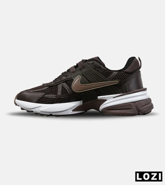 کفش کتانی مردانه و زنانه قهوه ای Nike Cushlon V2K مدل 8032 - Image 2