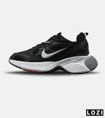 کفش کتانی مردانه و زنانه مشکی سفید Nike Cushlon V5K مدل 8822 - Image 2