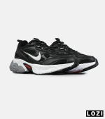 کفش کتانی مردانه و زنانه مشکی سفید Nike Cushlon V5K مدل 8822 - Image 4