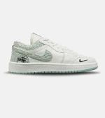 کفش کتانی مردانه و زنانه کرم سبز NIKE jordan 1 مدل 8789