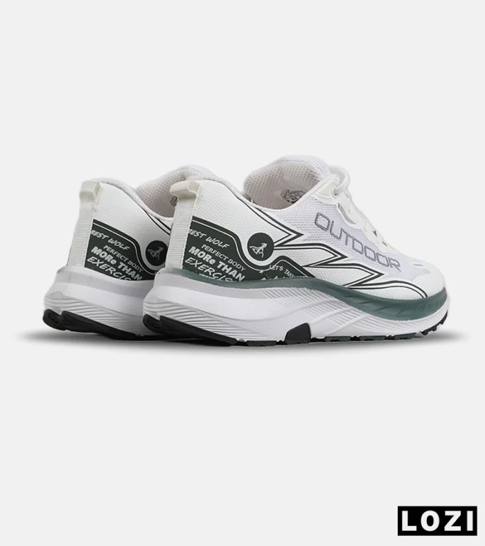 کفش کتانی سفید سبز مردانه و زنانه Salomon OutDoor مدل 8925 - Image 5