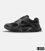 کفش کتانی مردانه و زنانه مشکی خاکستری نایک NIKE v5 RNR مدل 8809 - Image 3