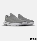 کفش کتانی طبی ورزشی طوسی SKECHERS Slip-Ins مدل 8857 - Image 2