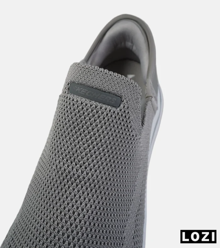 کفش کتانی طبی ورزشی طوسی SKECHERS Slip-Ins مدل 8857 - Image 6