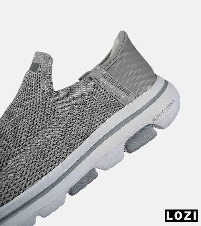 کفش کتانی طبی ورزشی طوسی SKECHERS Slip-Ins مدل 8857 - Image 4