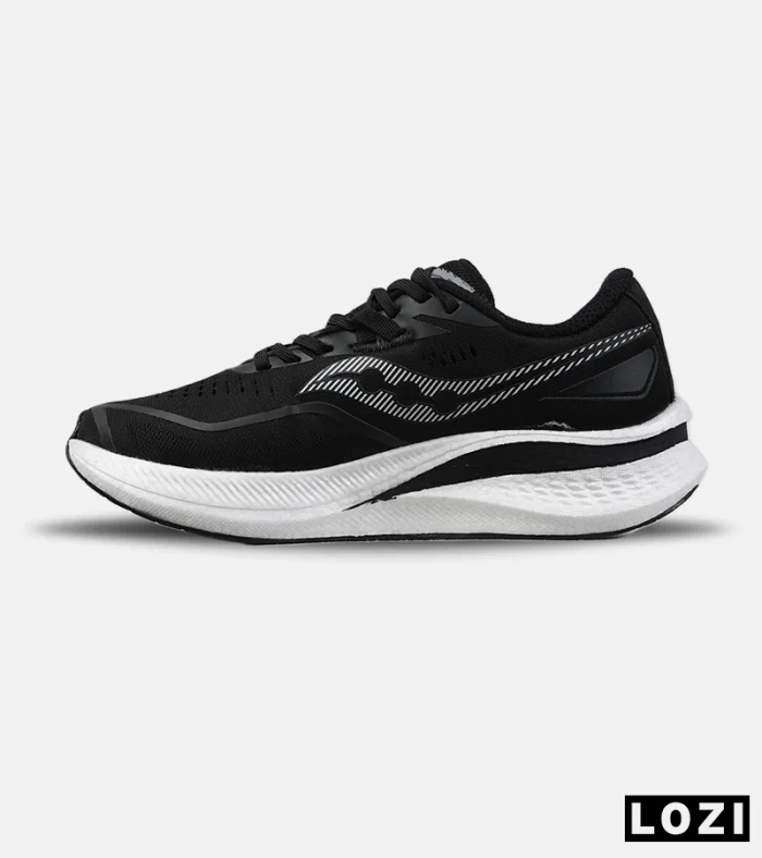 کفش کتانی مشکی Saucony Ride Review v.2 مدل 8787 - Image 3
