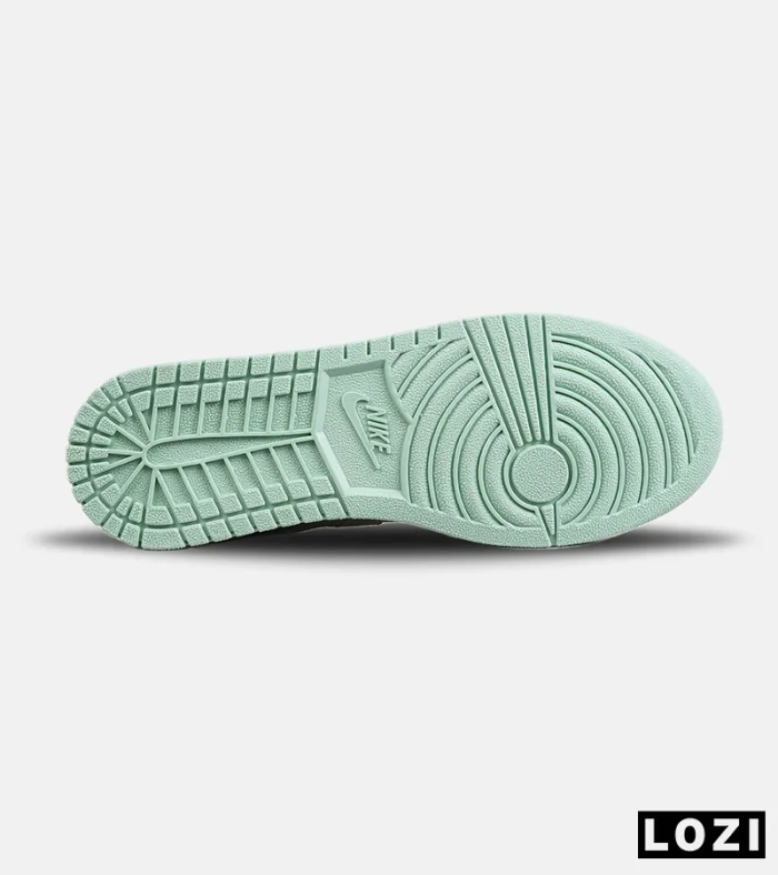 کفش کتانی مردانه و زنانه کرم سبز NIKE jordan 1 مدل 8789 - Image 7