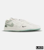 کفش کتانی مردانه و زنانه کرم سبز NIKE jordan 1 مدل 8789 - Image 2