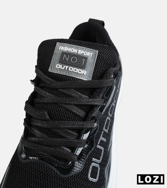کفش کتانی مشکی طوسی مردانه و زنانه Salomon OutDoor مدل 8875 - Image 6