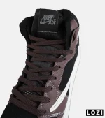 کفش کتانی ساقدار مردانه و زنانه قهوه ای سفید مشکی NIKE travis scott مدل 8796 - Image 6