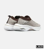 کفش کتانی طبی ورزشی کرم قهوه ای SKECHERS Archfit مدل 8818 - Image 3