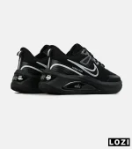 کفش کتانی مردانه و زنانه مشکی نایک NIKE air zoom Free Run مدل 8786 - Image 3