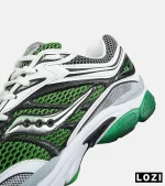 کفش کتانی مردانه و زنانه سبز Saucony pro grid omni 8 مدل 8900 - Image 7