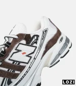 کفش کتانی مردانه و زنانه سفید قهوه ای NEW BALANCE 758 مدل 9025 - Image 5