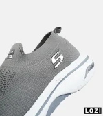 کفش کتانی طبی ورزشی خاکستری SKECHERS Archfit مدل 8808 - Image 6