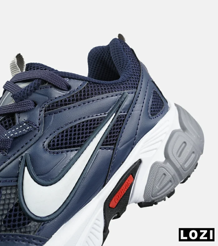کفش کتانی مردانه و زنانه سرمه ای سفید Nike Cushlon V5K مدل 8826 - Image 6