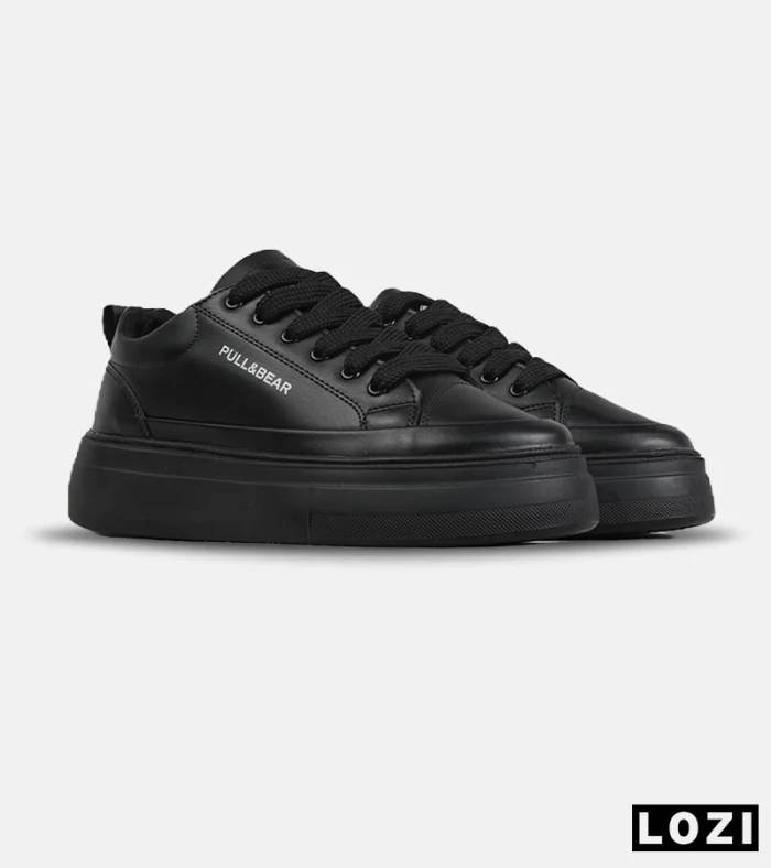 کتانی کژوال پول اند بیر مشکی زنانه | خرید کفش اسپرت Pull&Bear مدل 9087 - Image 2