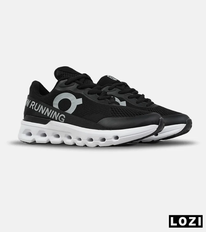 خرید کتانی آن رانینگ Cloudmonster مشکی سفید مردانه و زنانه | مدل 9113 - Image 2