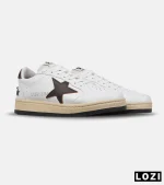 کتانی کژوال گلدن گوس سفید قهوه‌ای مردانه و زنانه | مدل 9139 | کفش اسپرت Golden Goose - Image 2