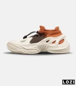 کفش آدیداس ییزی 700 V3 قهوه‌ای کرم نارنجی مردانه | مدل 9189 | کتانی اسپرت - Image 4