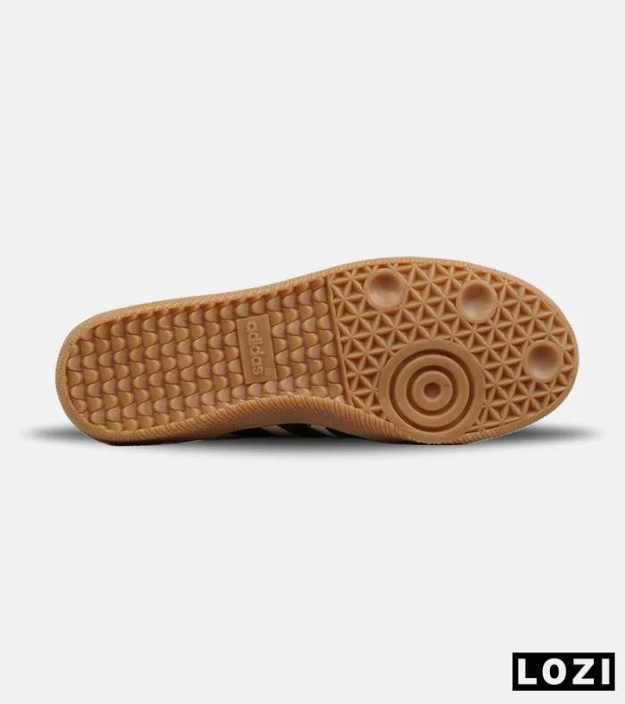 کفش آدیداس سامبا اسلاید کرم مشکی | مدل 9175 | کتانی Adidas Samba مردانه و زنانه - Image 7
