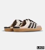 کفش آدیداس سامبا اسلاید کرم مشکی | مدل 9175 | کتانی Adidas Samba مردانه و زنانه - Image 5