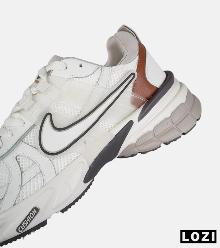 کفش کتانی مردانه و زنانه کرم قهوه ای  Nike Cushlon V2K مدل 8266 - Image 4