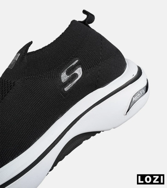 کفش کتانی طبی ورزشی مشکی SKECHERS Archfit مدل 8807 - Image 4