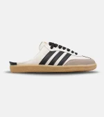 کفش آدیداس سامبا اسلاید کرم مشکی | مدل 9175 | کتانی Adidas Samba مردانه و زنانه
