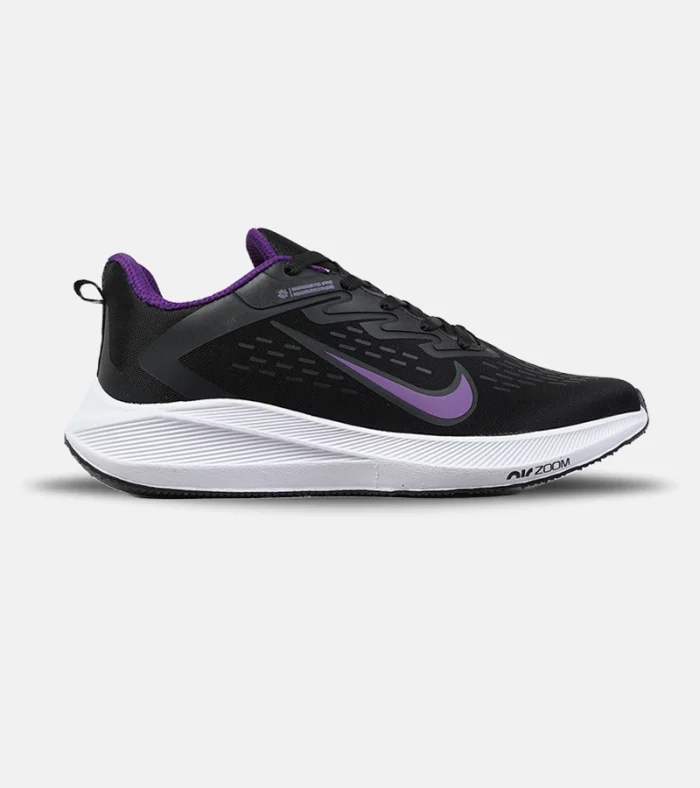 9254 کتانی نایک Air Zoom مشکی بنفش | مدل 9254 | کفش اسپرت مردانه و زنانه - Image 1