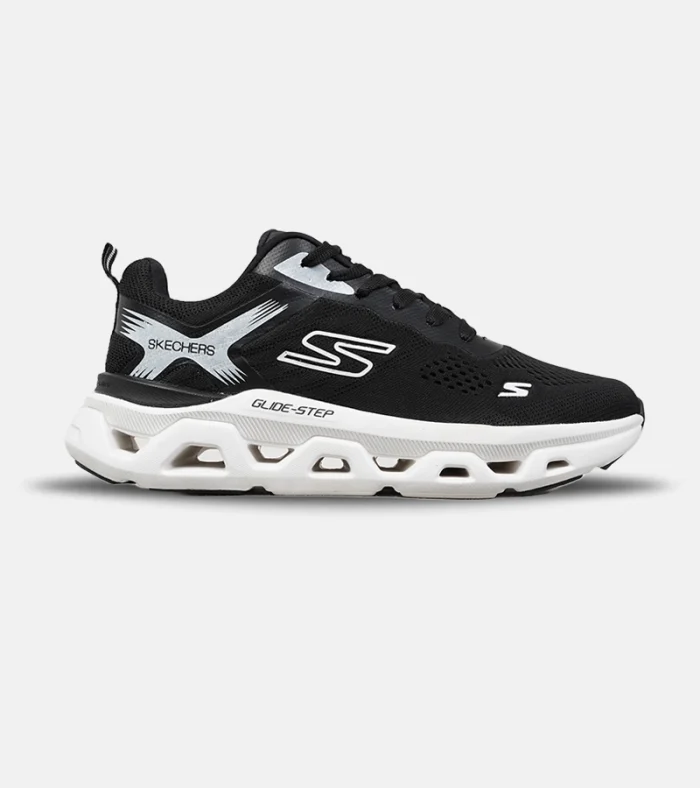 کتانی اسکیچرز Glide-Step مشکی مدل 9502 | کتانی اسپرت و راحت مردانه و زنانه - Image 1